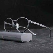 Round Photochromic Reading Glasses Sunglasses Glasses 49mm TR90 Readers
