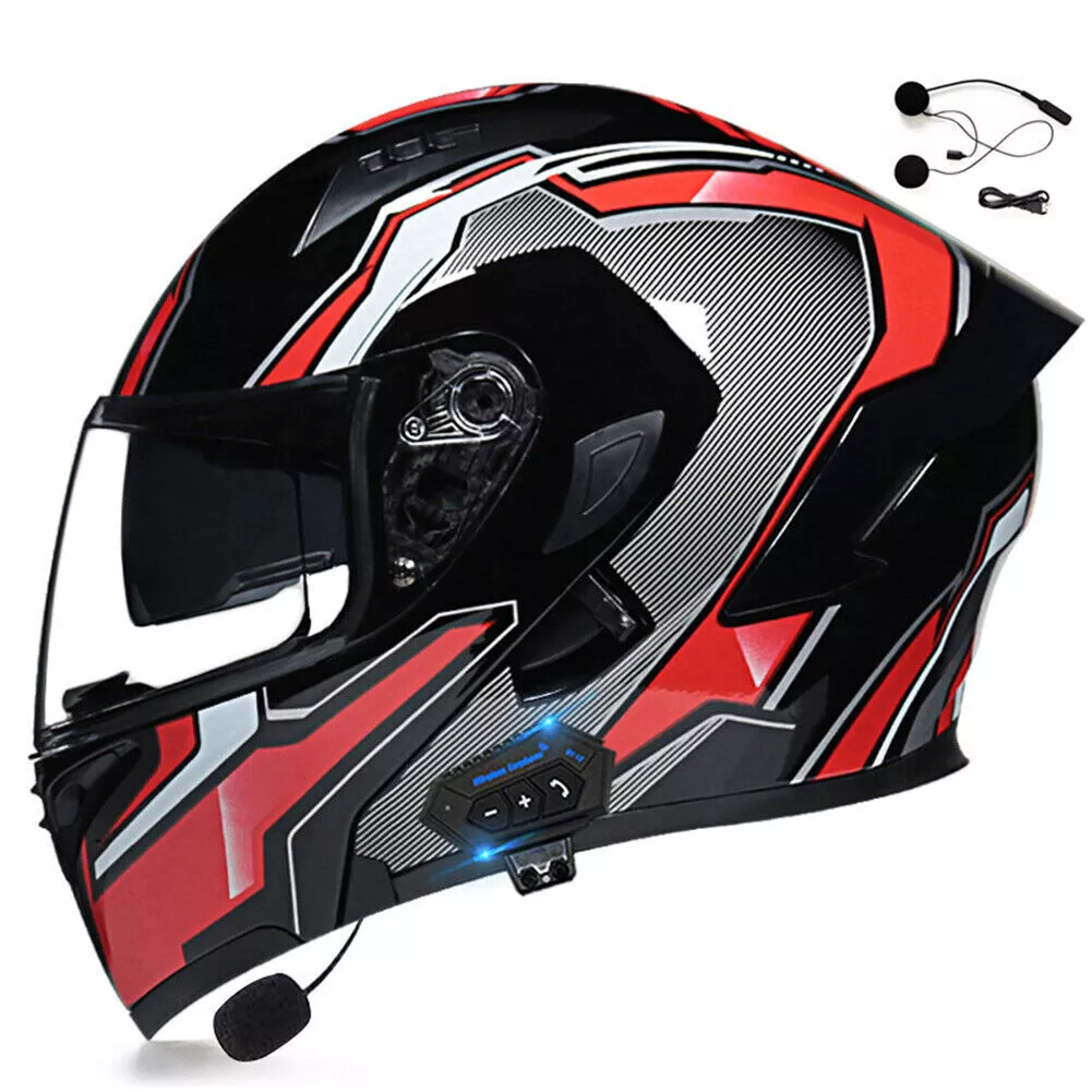 Womens full face motorcycle helmets sales with bluetooth