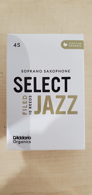 D'Addario Soprano Saxophone Select Jazz Filed 10 Reeds 4S