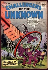 CHALLENGERS OF THE UNKNOWN #7 3.5 // DC COMICS 1959