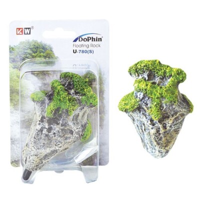 Dophin Floating Rock Small Aquarium Ornament for Avatar Lanscape
