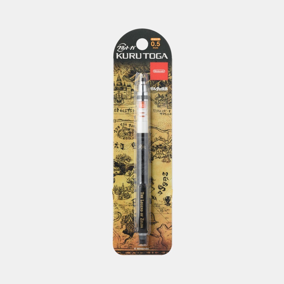 Uni Kuru Toga THE LEGEND OF ZELDA 0.5mm Mechanical Pencil Nintendo