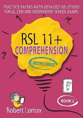 RSL 11+ Comprehension, Multiple Choice: Book 2 by Robert Lomax (Paperback Book) - Image 2