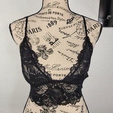 Free People Intimately SZ XS Everyday Lace Longline Bralette Lot 2 Set OB1620270