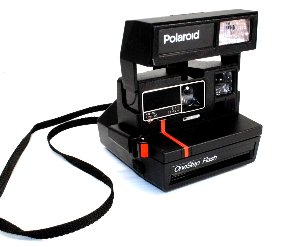 Polaroid 600 Plus One Step Flash Instant Camera w/ Strap Good Condition - Main Image