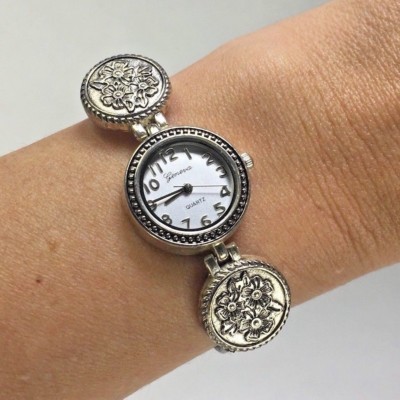 Silver Watch with Textured Band Silpada | Accessories | Silpada Silver Watch With Textured  main image 2