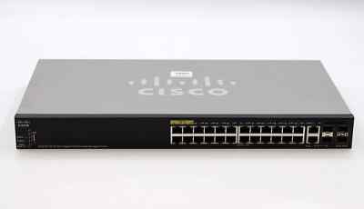 Cisco SG350X-24P-K9 24-port Gigabit Poe Network Switch
