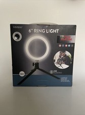 LED Ring Light: Vivitar 6" inch- USB- Vlogging Kit