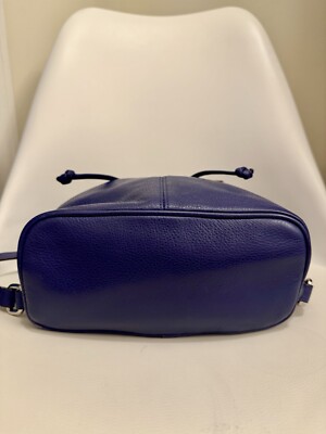 Coach Park Leather Backpack French Blue Royal Teal Lining  display picture 3