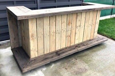 Banco Bar Realizzato Con Pallet Bancali Epal Arredamento 0x50 Stile Vintage Ebay