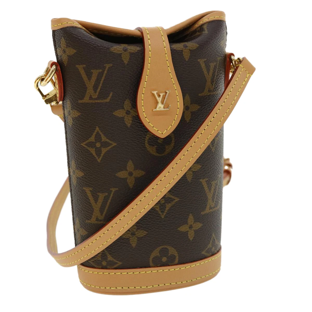 Louis Vuitton Fold Me Pouch Monogram Brown