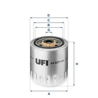 Ufi Kraftstofffilter FüR Mercedes-Benz E-Klasse T-Model Daewoo Korando Cabrio