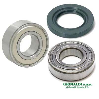 KIT ANELLO TENUTA E CUSCINETTI PER LAVATRICE WHIRLPOOL