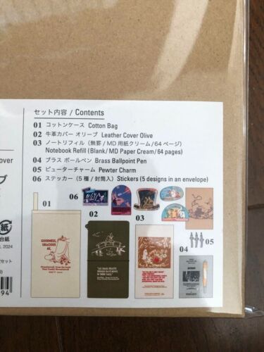 Neu Traveler's Notebook Moomin Collaboration Mumin Family Limited Set - Bild 3 von 9