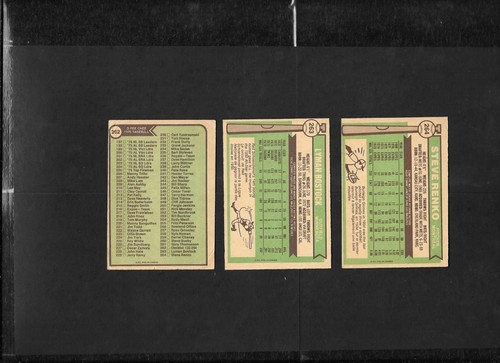1976 OPC O PEE CHEE TOPPS 133-264 MLB BASEBALL CARD ERROR & VARIATION SEE LIST - Picture 239 of 245