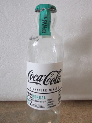 COCA COLA Signature Mixers HERBAL NOTES 03 FRANCE 2020 empty bottle with cap