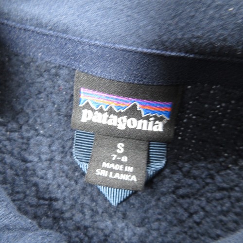 Patagonia Sweater Kids Small Fleece Youth 1/4 Zip Long Sleeve Pullover Better - Picture 3 of 13