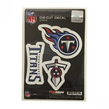 Team ProMark NFL Tennessee Titans Die-Cut Decal Sticker 3-Pack Made in U.S.A