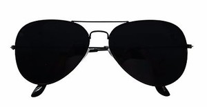 very dark aviator sunglasses
