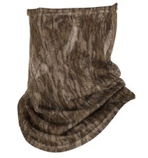 Drake Ol Tom OT0028 Men's Turkey Mesh Stretch Bottomland Camo Half Mask Gaiter