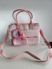 Disney Frozen 2 Tote by Brittney Lee Pink Elsa Anna Olaf Purse Bag