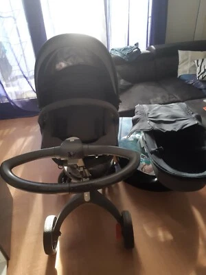 Poussette stokke xplory duo très bon état - utilisé quelques fois. - Photo 1/4