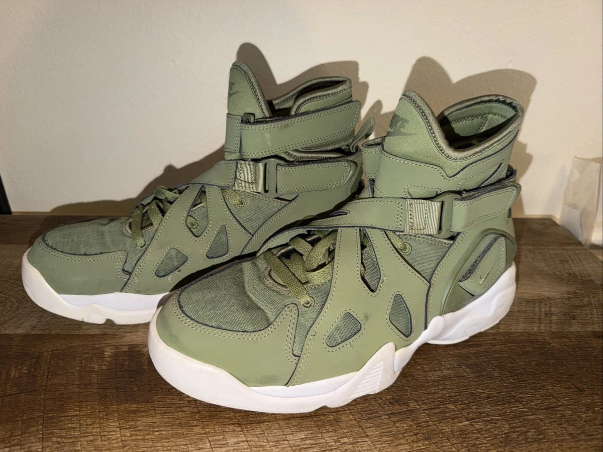 Nike Air Unlimited 889013-300 Green High Top Strap Basketball Shoes Men’s 8.5 NIKE AIR UNLIMITED PALM GREEN #889013-300 US MEN main image 3