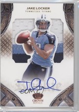 2011 Panini Crown Royale Rookie Silhouette Signatures /199 Jake Locker Auto j9f