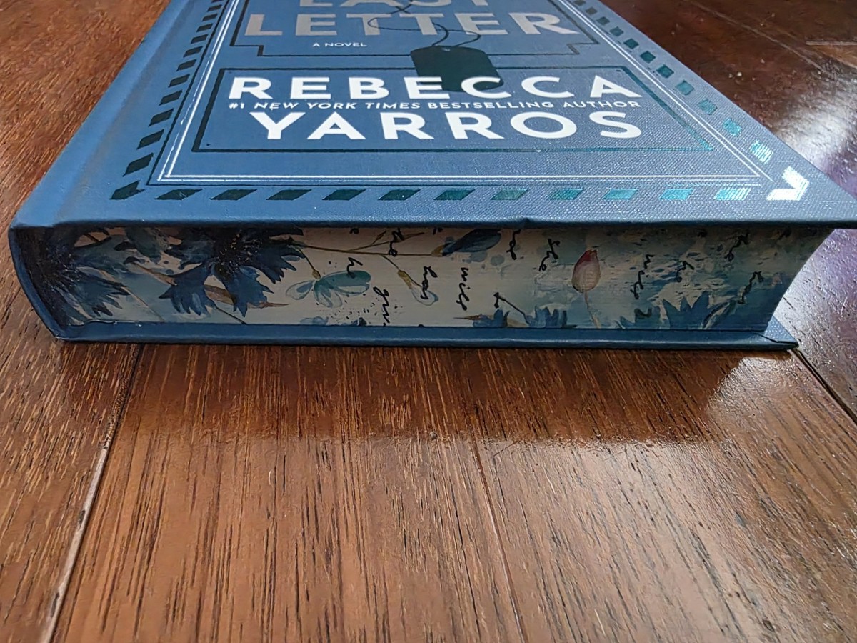 REBECCA YARROS SIGNED THE LAST LETTER AUTOGRAPHED BOOK IRON FLAME