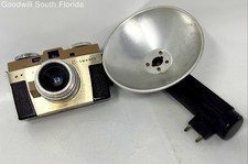 Vintage Argus C-Twenty Photo Film Camera With Flash Attachment Not Tested