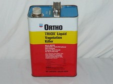 Lata de metal Chevron Ortho de colección 1 galón Triox Petrolania
