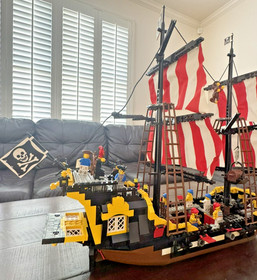 Lego Pirates 6285 Black Seas Barracuda(1989) 100% complete w/box & instruction 