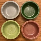 Vintage Fiestaware - 4 3/4" fruit bowl set in all four 1950s colors - (1951-59)