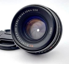 Carl Zeiss Jena Red MC Biometar f/2.8 80mm Medium Format Lens Pentacon Six Mount