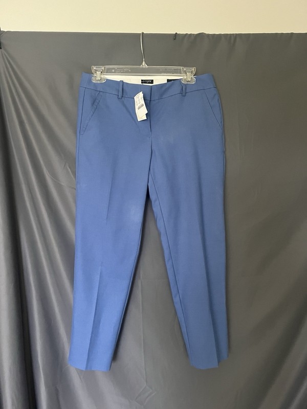 J Crew French Blue Slimmer City Fit Wool Pants-w/Tags-2-$148