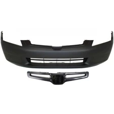 Front Bumper Cover Kit Includes Grille Assembly For 2003-2005 Honda Accord