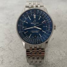 2021 Breitling Navitimer A17326161 Automatic 41mm Blue Dial Watch - Full Set