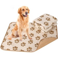 Washable Pee Pads for Dogs  14"x18" Reusable Puppy Pads  Absorbent Pet Trav...