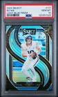 Bo Nix /99 Rookie Light Blue Prizm PSA 10 GEM MINT 2024 Panini Select #117 RC