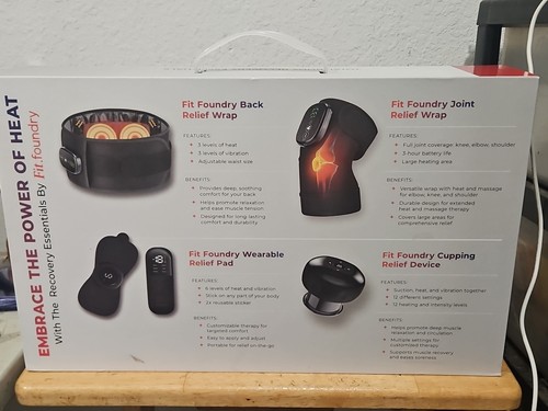 Fit Foundry Feat Massage Recovery Kit 4-in-1 Heat & Massage - Picture 8 of 8