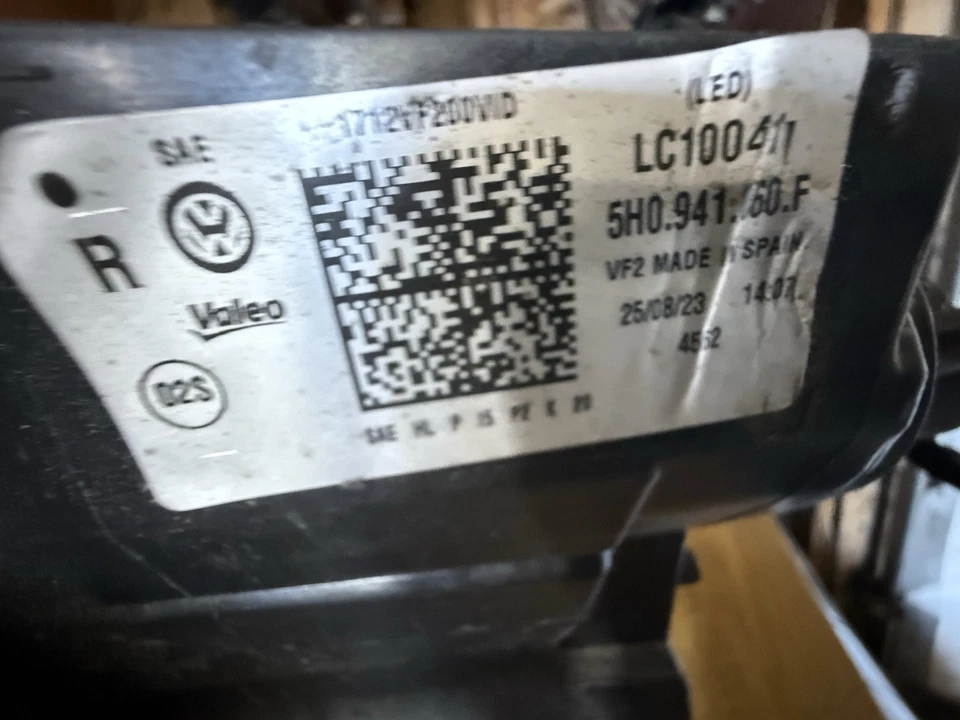 2022 2023 2024 2025 Matrix Passenger Headlight Volkswagen Golf GTI - Image 4 of 4