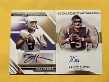 2022 UPPER DECK Goodwin Champions JAKE HAENER RC & Goudey KEDON SLOVIS RC AUTO