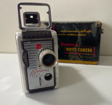 Vintage Kodak 8mm Brownie Movie Camera 82-Original Box  Film Included Works