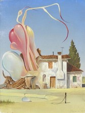 Luigi Regianini (Milano 1930-2013) Casa viva Olio su tela cm 24x18 anno 1969