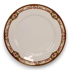 Théodore Haviland The Belfort Salad Plate Pink Roses Vintage 1910 France