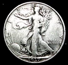 1937 WALKING LIBERTY HALF DOLLAR ............MIN. BID .01 & NO RESERVE!