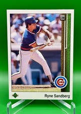 1989 Upper Deck Ryne Sandberg #120 HOF Chicago Cubs Ryno￼