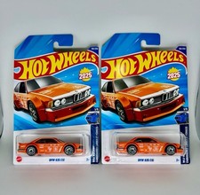 2025 Hot Wheels BMW Lot of 2x - 185/250 Wild Widebody BMW 635 CSi orange NEW