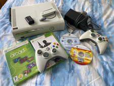 Microsoft XBOX 360 Games Console Bundle Falcon HDMI NO POWER ADAPTER