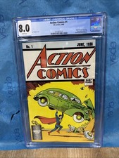 Action Comics #1 (1988) CGC 8.0 WHITE Pages 50¢ Direct Anniversary Reprint